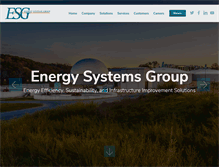Tablet Screenshot of energysystemsgroup.com